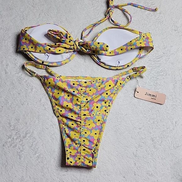 2556 NWT Jimmi Swim Retro Set Size Medium - Picture 3 of 9